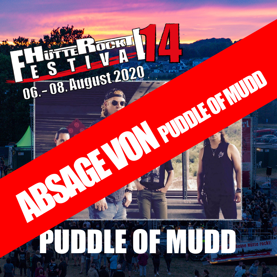 Absage von Puddle of Mudd